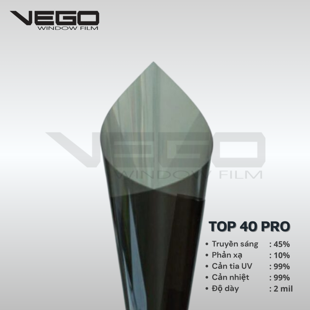 Phim cách nhiệt văn phòng VEGO TOP 40 PRO